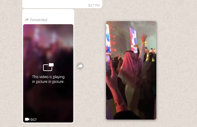 the Picture in Picture Mode for WhatsApp Web Version