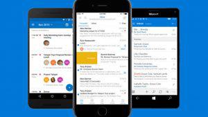 ios, desing update, microsoft outlook