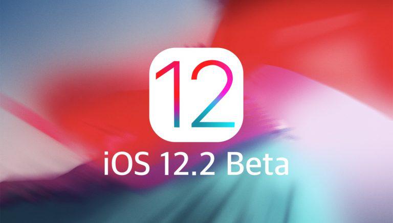 Apple has released the IOS 12.2 Developer's Beta