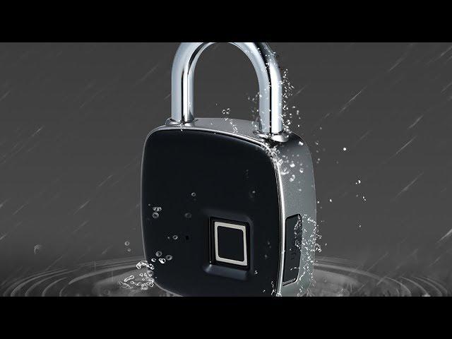 Padlock with fingerprint reader to help you safely store your belongings