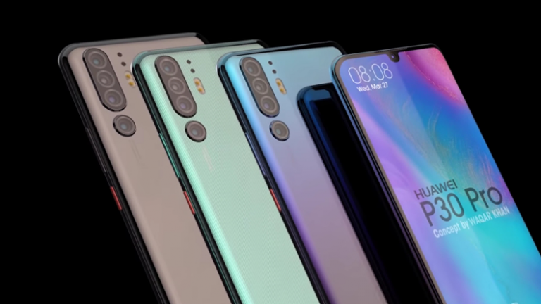 4 Camera Huawei P30 Pro's concept design video was released